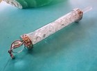 Wearable Herkimer Diamond Wand And Necklace Combo With Ice Crystal Point