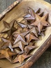 200 Rusty Barn Stars 1 5 Inch Primitive Country Mini Rust Metal Stars Ships Free