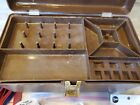 Vintage Sewing Storage Case Sewing Box Excelsior Usa Thread Bobbins Needles More