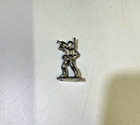 Vintage Lot Of  11 Various Sizes Pewter lead Military Toy Soldier   Figurines