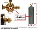 S  a - Oxygen And Acetylene Regulators Welding Gas Gauges - Rear Entry - Ldp