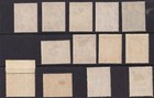 Kenya  kut  Stamps 1942-1950 Sg131a ag x2  ai  138  x3  139b x2  ba 141b Cv   84