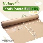 Smart casual Brown Kraft Paper Roll 15  X 450  15 w X 450 l   37 5    