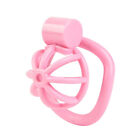 New Pro Breathable Cage Male Chastity Device Button Click Lock Belt W  5 Rings