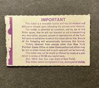 1976 Inaugural Season Game 3 Ny Giants Vs Philadelphia Eagles 31 Oct Ticket Stub