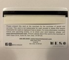 Meso Modern Mediterranean  25  Gift Card  Physical Card Read