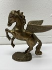 Pegasus Solid Brass Statue Flying Horse With Wings Decor 7   