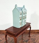 1 144 Scale Dollhouse Resin Miniature The Classical Dolls House Blue green