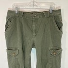 Merrell Cargo Pants Outdoor Hiking Utility Work Wear Olive Green Size 34 X 31