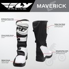 Fly Racing Maverik Lt Motocross Boots Adult Size  10  white black  Maverick