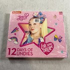 12 Pair Nickelodeon Jojo Siwa 12 Days Of Girls Undies Undewear Panties Nwt