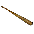 Vintage Spalding Wood No  121 Baseball Bat Collegiate Model Barney Mccosky 34 