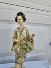 Japanese Geisha Figurine In Detailed Kimono Dress 14  Tall