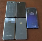 Bundle Of  5  Phones For Parts  Samsung Galaxy J3 Eclipse  Iphone 7 2   Motorola