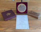 Rare 1999 Universal Islands Of Adventure Opening Team Member Medallion  box