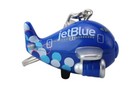 Jetblue Airlines Jet Airplane Keychain With Sounds   Lights