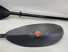 Vtg Aqua-bound Carbon Fiber 2-piece Kayak Paddle Black - 84  - 213cm Aquabound