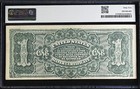 1886  1 Silver Certificate Fr 217 Rosecrans hyatt Pmg 62 Unc Rare Grade