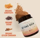 Live Conscious Beyond Brew Mushroom Coffee 7-in-1 Cacao Energy focus gut mental 