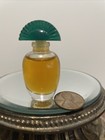 Vintage Avon Rare Gold Miniature Perfume Bottle 4 Ml Green Top