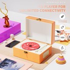 Yintiny Tmb8 Cd Player With Speakers Bluetooth Transmitter Orange