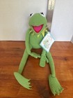 Eden Toys Kermit The Frog W tag Wind Up Music Plush Henson Muppet Show 70s Works