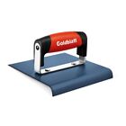 Goldblatt Concrete Edger Tool 6  X 6  Blue Steel Edger Hand Tool With Soft Grip