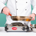 Commercial Kitchen Single Burner Countertop Cooking Range Catering Buffet 120v  
