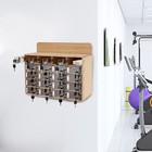20 Slots Cell Phone Locker Box Wood Cell Phone Storage Cabinet With Keys locks