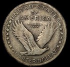 1917 25c Type 1 Standing Liberty Quarter- Free Shipping- Jam338