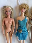 Lot Of 3 Barbies  Mattel