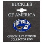 Nascar Rusty Wallace  2 Lapel Hat Pin Lot Bundle Miller Draft Beer Lite Vintage
