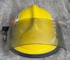 Cairns Authentic Firefighter Helmet - Jackson Twp   Canton  Oh Area  Yellow W   