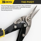 10 Inch Aviation Tin Snips  Straight Cut Heavy Duty Shears For Sheet Metal  C   