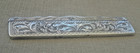 Antique Italy 800 Silver Comb Holder W  Tortoise Shell Comb Etched Case