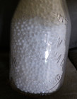 Vintage Milk Bottle Tipton  indiana  Ice Cream Co    Clean Clear Embossed Pint