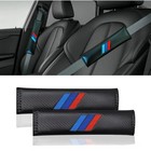 Car M 3 Color Seat Belt Cover Carbon Fiber Texture Car Seat Belt Pad Style1