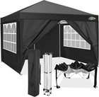 10x10ft Pop Up Canopy Tent With 4 Removable Sidewalls Waterproof Commercial