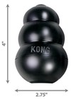 Kong Extreme - Large 4    Black Chew Dog Toy Dispensing - Durable - Power Chewers