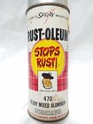 Vintage Rust Oleum Spray Paint Can 470 Ready Mixed Aluminum Big Face Scotty 1962