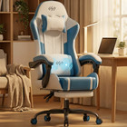 Gaming Chair With Massage Ergonomic Pc Gaming Chair Computer Chair With Footrest