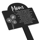 Roowest Cemetery Grave Decorations Acrylic Memorial Stakes Grave Stake Marker   