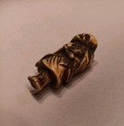 Japanese Antique Netsuke Chokaro Sennin W staff   Gord  to Carry A Magical Mule 