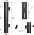 Dorbuphan Patio Umbrella Holder Stand  Universal Deck Umbrella Holder  Adjustabl