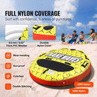 Inflatable Towable Tube For Boating 1-3 Rider 63in Round Water Sport Beach Games