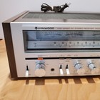 Kenwood Kr-8050 Fm am High Speed Dc Stereo Receiver     Works   Lights Up 
