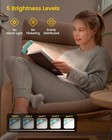 Glocusent Usb Rechargeable Book Light For Reading In Bed  Portable Clip-on Led