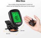 Guitar Tuner Clip On-accurate Chromatic acoustic Guitar Bass Violin Ukulele Tune