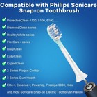 Philips Sonicare Compatible Replacement Heads Medium Bristles 6 Pack White