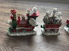 Danbury Mint Westie West Highland Terrier Christmas Express Rail Train - Mw